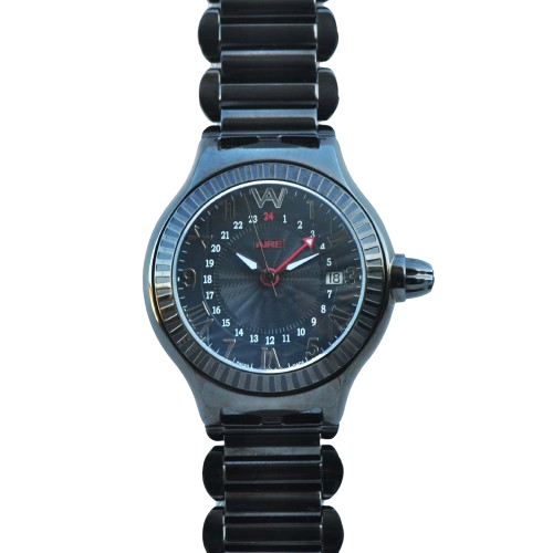 Watch - Aire Parlay Swiss made GMT Automatic Limited Edition Black  Watch For Men and Women