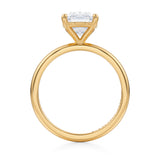 Three-Carat Cushion Brilliant Cut Diamond Solitaire Engagement Ring