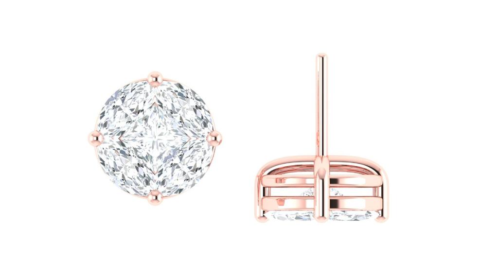 diamond stud earring