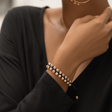 14-Karat Solid Gold Prayer Bead Bracelet - RED GOLD®
