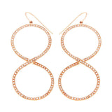GOLD INFINITY DIAMOND EARRINGS - Chris Aire Fine Jewelry & Timepieces