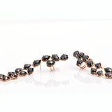 Gracious Flow - Black Diamond Earrings