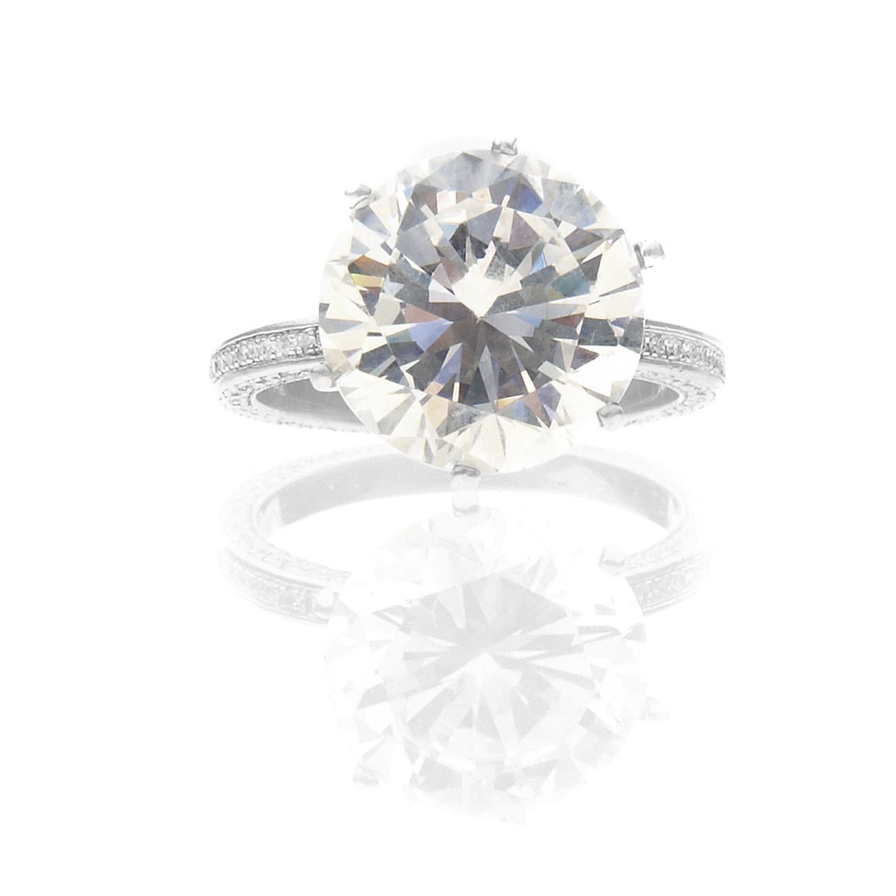 CHRIS AIRE DIAMOND SOLITAIRE CENTER ENGAGEMENT RING - Chris Aire Fine Jewelry & Timepieces
