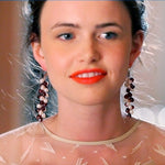 AIRE-GARNET EARRRINGS - Chris Aire Fine Jewelry & Timepieces