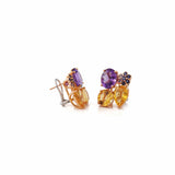 18 Karat Amber Hue Gold Gemstones Earrings – Hollywood Royalty Earrings - Chris Aire Fine Jewelry & Timepieces