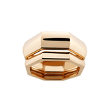 WEDDING BANDS -  18 KARAT FAITH BANDS IN  AMBER HUE GOLD HIS AND HERS WEDDING BANDS - RED GOLD®