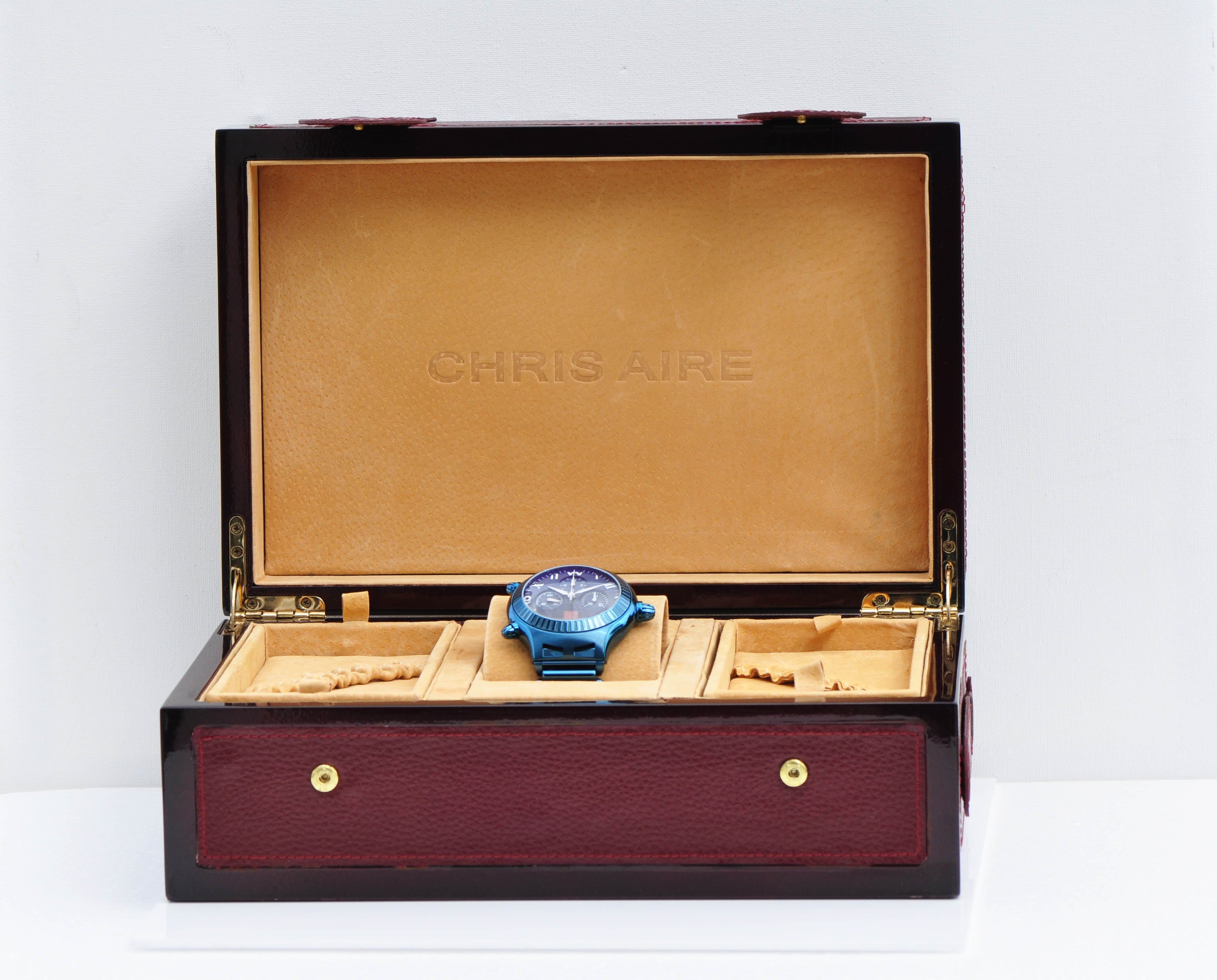 CHRIS AIRE PARLAY BLUE LAGOON WATCH - Chris Aire Fine Jewelry & Timepieces