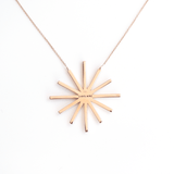 Constellation Necklace - 18 Karat Amber Hue Gold Diamond Necklace - Red Gold®