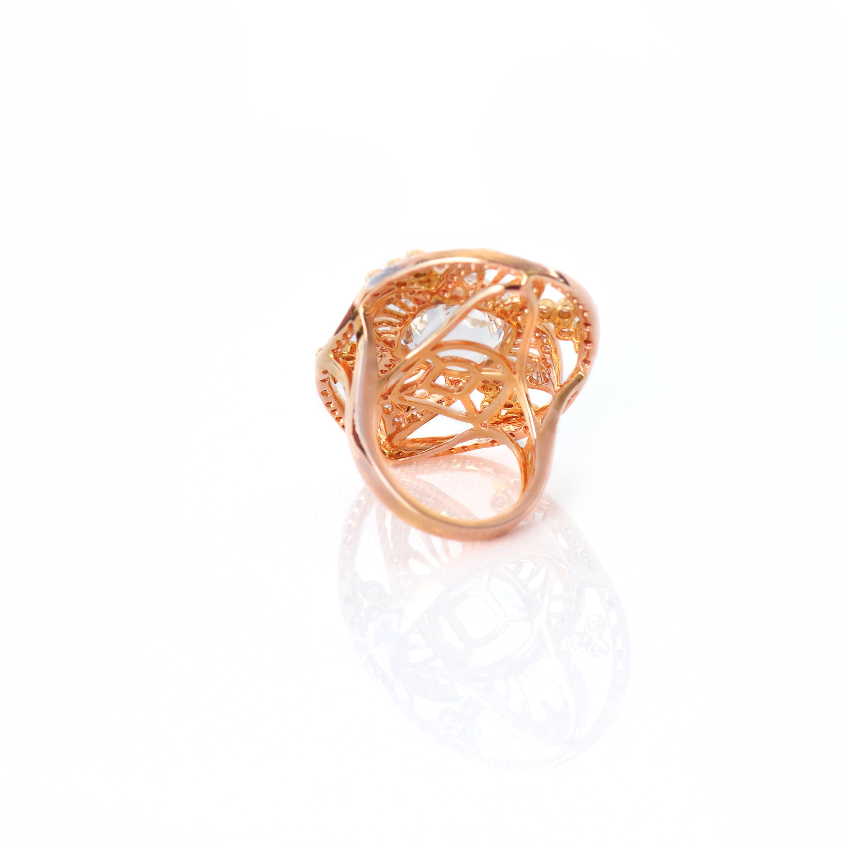 WHITE TOPAZ RING - CROWN JEWEL - Chris Aire Fine Jewelry & Timepieces