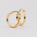 Yellow Gold Hoop Earrings -14-Karat Solid Yellow Gold Hoop  Earrings :  Fun & Fab Hoop Earrings