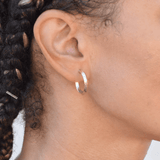 Yellow Gold Hoop Earrings -14-Karat Solid Yellow Gold Hoop  Earrings :  Fun & Fab Hoop Earrings