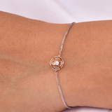 Flowerette Bracelet Two-Tone