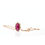 Fire & Passion Necklace - Diamonds and Rubellite Necklace