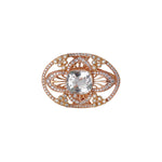WHITE TOPAZ RING - CROWN JEWEL - Chris Aire Fine Jewelry & Timepieces