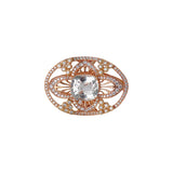 WHITE TOPAZ RING - CROWN JEWEL - Chris Aire Fine Jewelry & Timepieces