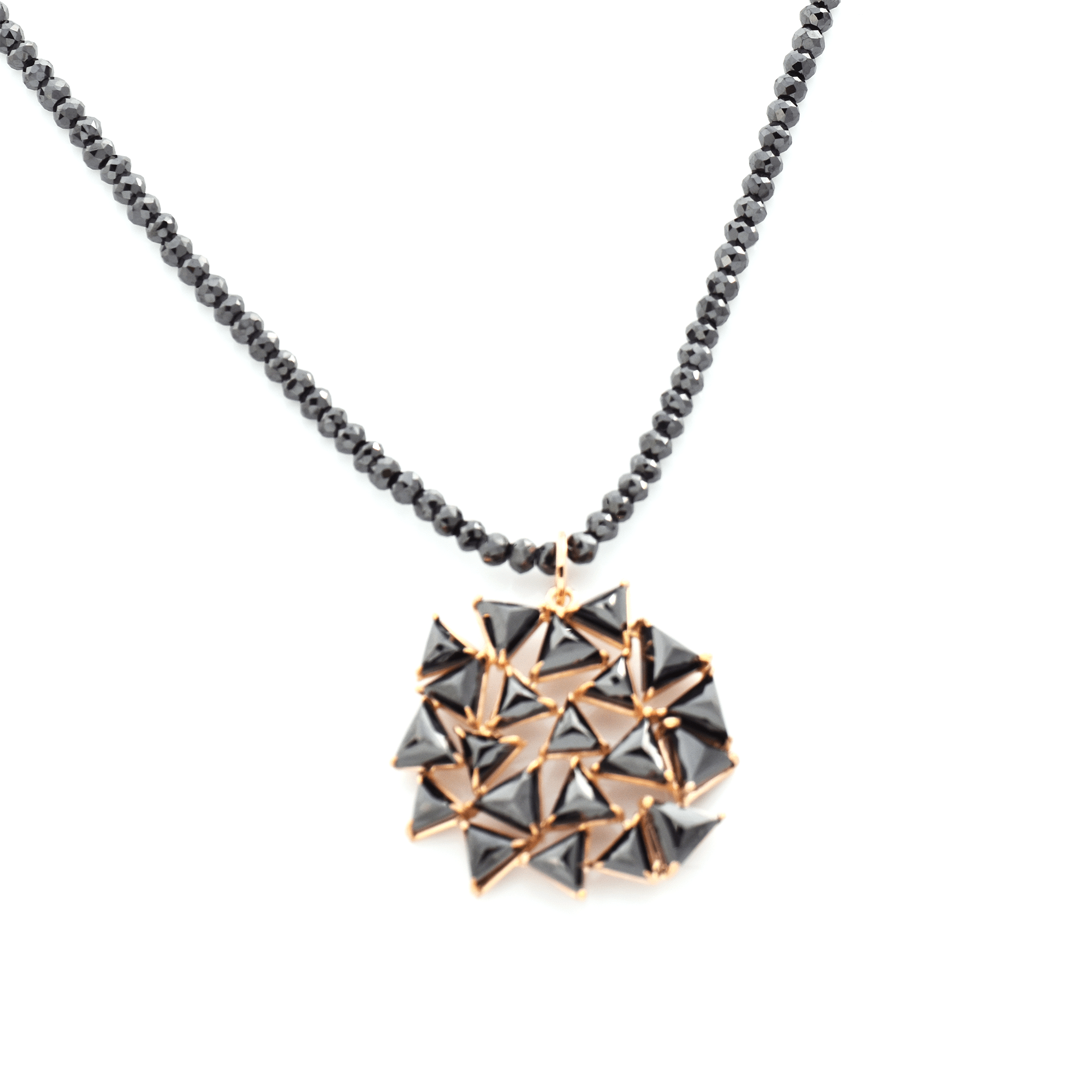 Necklace - Angel Of Blessing Black Diamond Necklace
