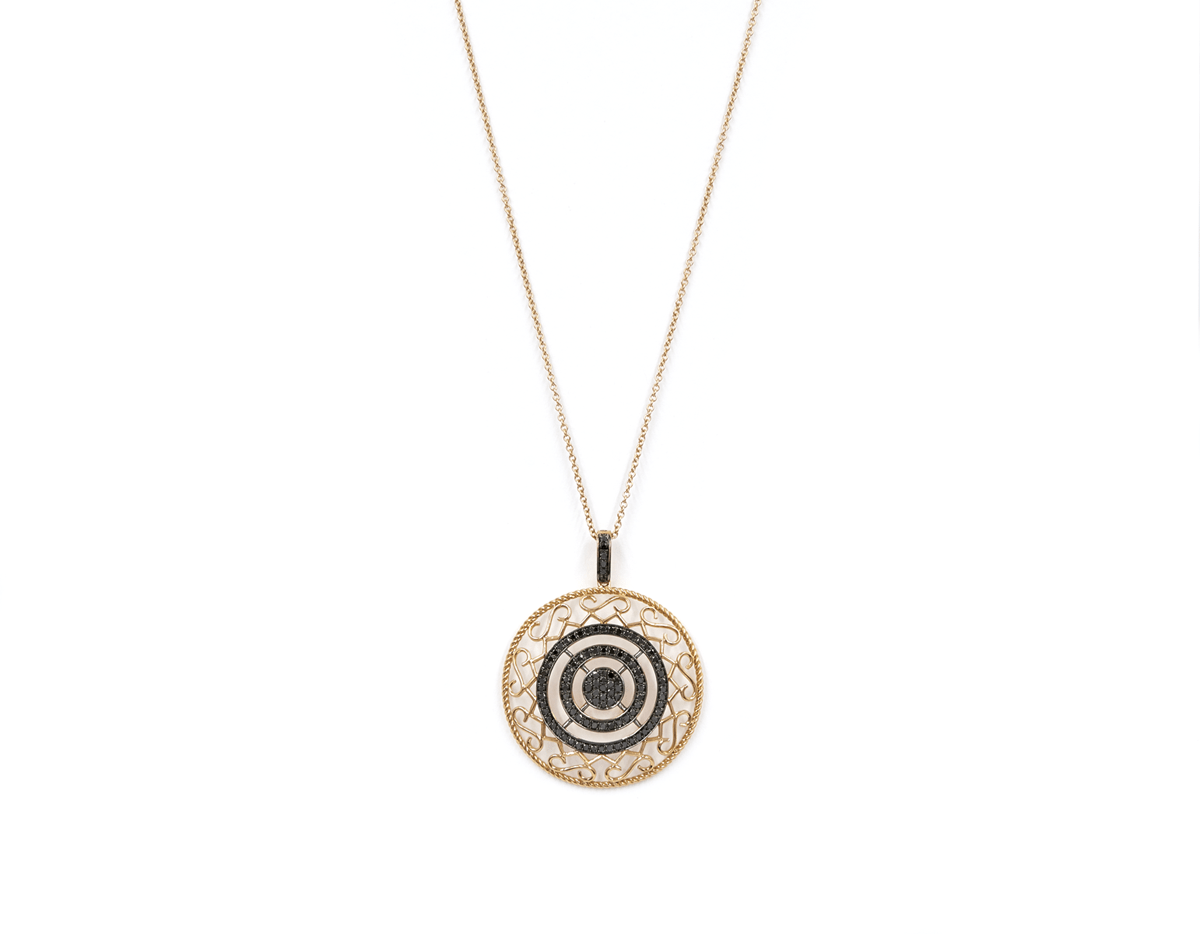 LADIES GOLD NECKLACE - CIRCLE OF FAITH - Chris Aire Fine Jewelry & Timepieces