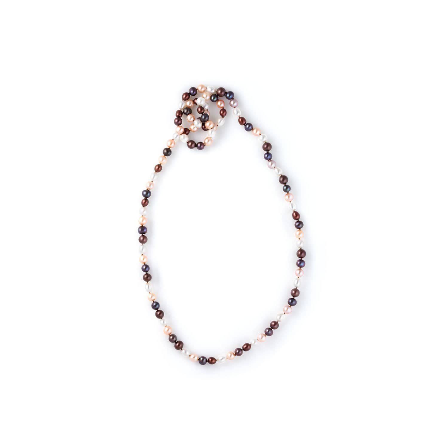 AIRE PEARL NECKLACE - MULTI-COLORED PEARL NECKLACE - Chris Aire Fine Jewelry & Timepieces