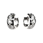 BURNISHED DIAMOND HUGGIES - Chris Aire Fine Jewelry & Timepieces