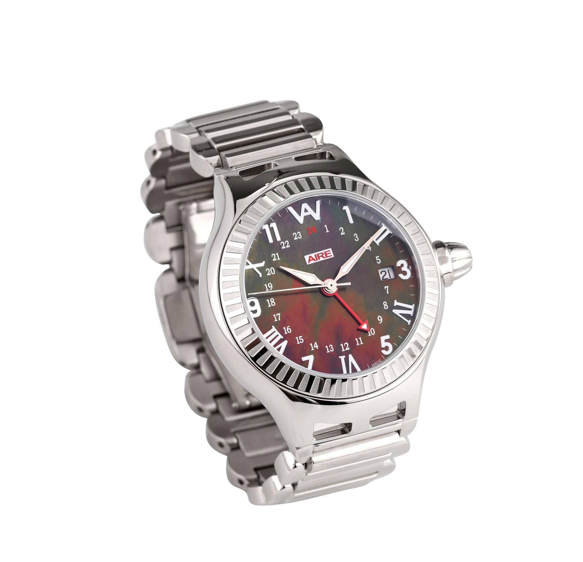 CHRIS AIRE WATCH - PARLAY 42 MM GMT - PAR01-4 - Chris Aire Fine Jewelry & Timepieces