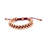 14-Karat Solid Gold Prayer Bead Bracelet - RED GOLD®
