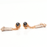 Scroll Diamond Earrings