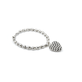 CHARM BRACELET - HEART CHARM BRACELET - Chris Aire Fine Jewelry & Timepieces
