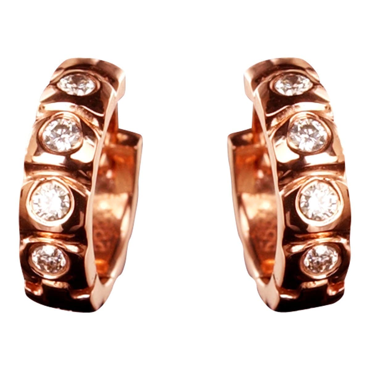 DIAMOND HUGGIES EARRINGS - Chris Aire Fine Jewelry & Timepieces