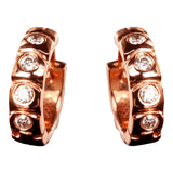 DIAMOND HUGGIES EARRINGS - Chris Aire Fine Jewelry & Timepieces