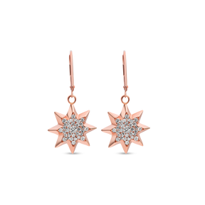 Super Star - 18-karat Solid Gold Star Earrings