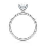 Three-Carat Oval Brilliant Diamond Solitaire Engagement Ring