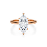 Engagement Ring - 3.00-Carats Natural Marquis Brilliant Diamond Solitaire Engagement Ring