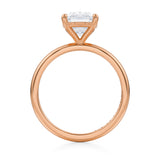 Three-Carat Cushion Brilliant Cut Diamond Solitaire Engagement Ring