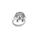 Ring- 950 Platinum With Diamonds For Women