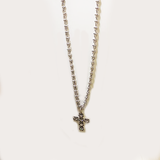 Diamond Cross - Floral Diamond Cross