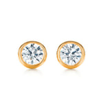 Round Diamonds Stud Earrings