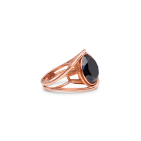 Black Diamond Ring - RED GOLD® Collection