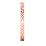 Only You Amber Hue Gold Bangle Bracelet with Diamonds