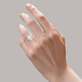 Engagement Ring - 3.00-Carat Natural Marquis Brilliant Diamond Solitaire Engagement Ring