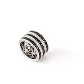 CHRIS AIRE BLACK AND WHITE DIAMOND WEDDING BAND - Chris Aire Fine Jewelry & Timepieces