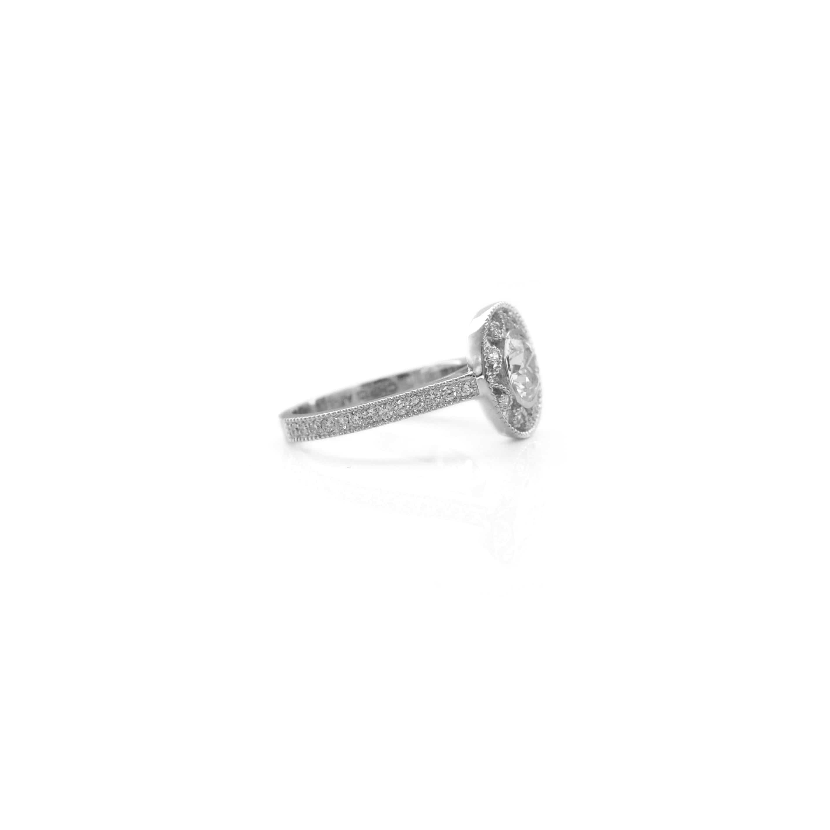 DE'ART DECO DIAMOND ENGAGEMENT RING - Chris Aire Fine Jewelry & Timepieces