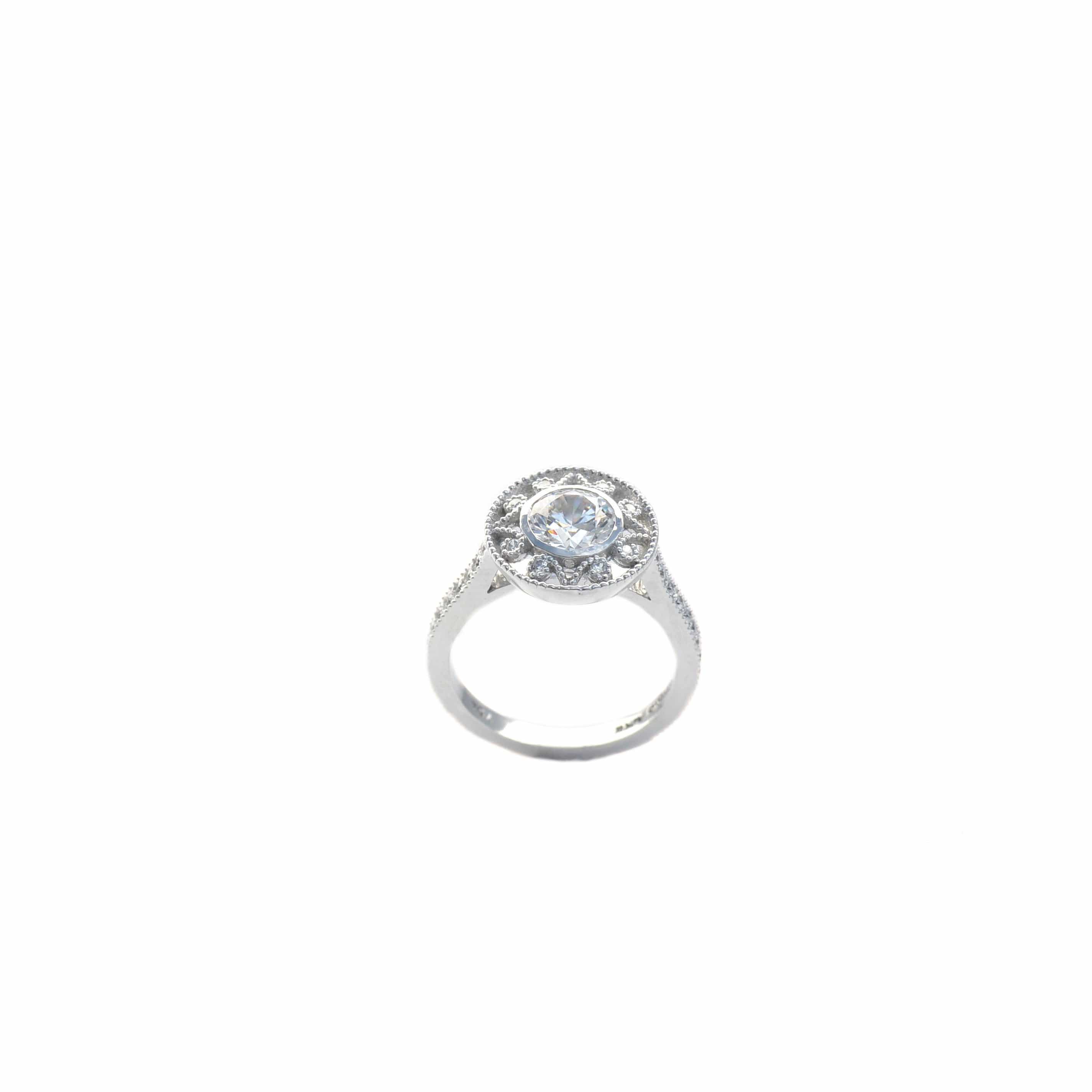 DE'ART DECO DIAMOND ENGAGEMENT RING - Chris Aire Fine Jewelry & Timepieces