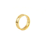 Gold Wedding Band - A Good Thing - Solid 18 Karat Amber Hue Gold Wedding Band
