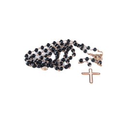 Rosary Necklace -18-Karat Amber Hue Gold-large - RED GOLD®