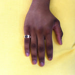 4.00 Carats Black and White Diamond Ring - Chris Aire Fine Jewelry & Timepieces