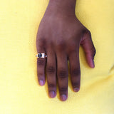 4.00 Carats Black and White Diamond Ring - Chris Aire Fine Jewelry & Timepieces