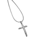Redemption Cross - 18 Karat White Gold diamond Cross