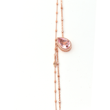Gold and Gemstone Necklace - Abram Seed Necklace - Diamond and Gemstone Necklace