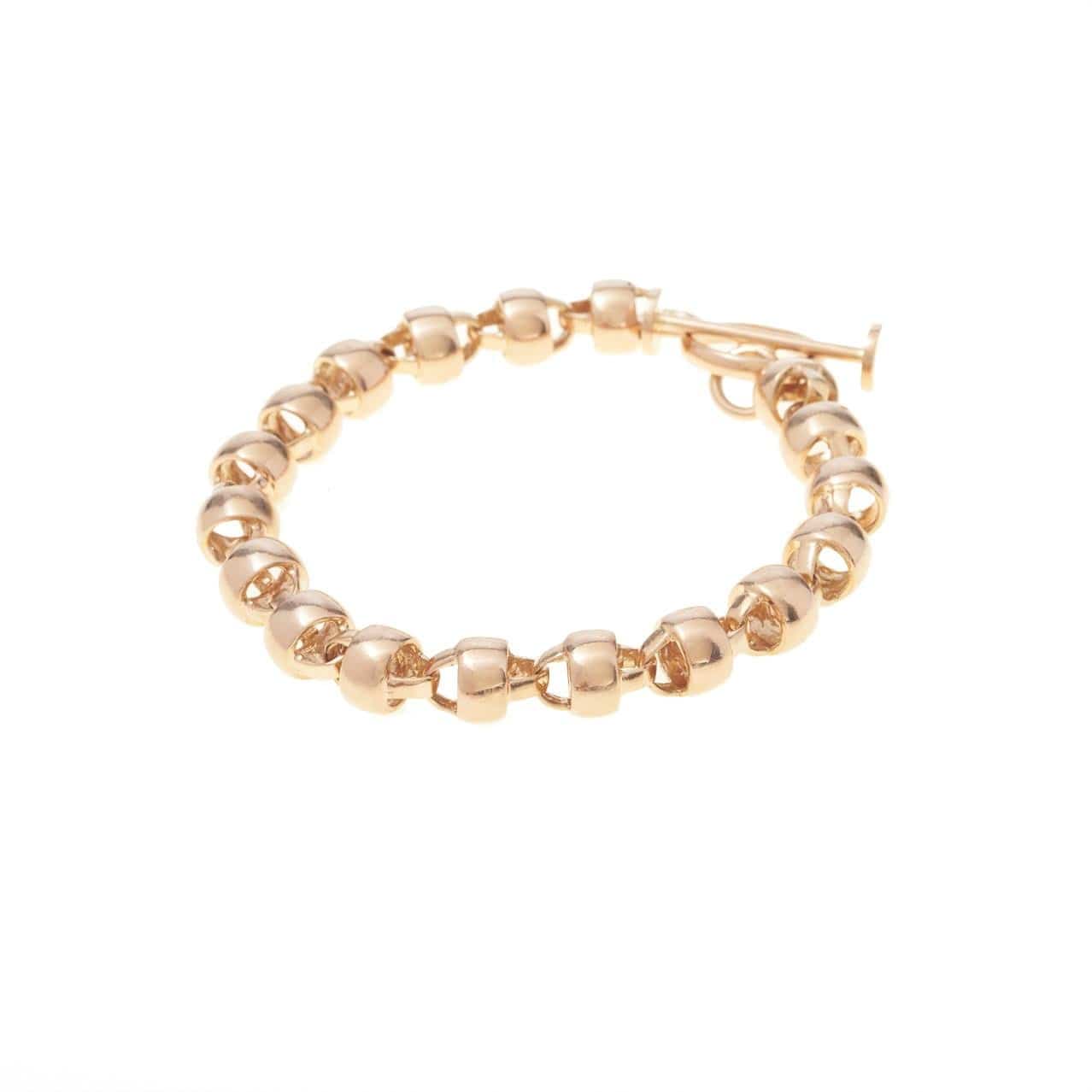 GOLD BRACELET - LARGE AFRICAN BEAD - Chris Aire Fine Jewelry & Timepieces