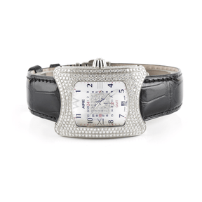 Watch - Aire Traveler II GMT Swiss Made Automatic Full Diamond Case Unisex Watch For Men And Women